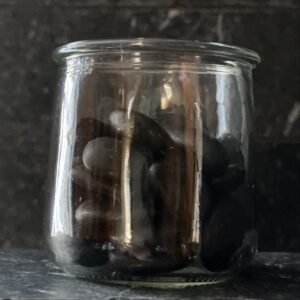 mini jar with rocks